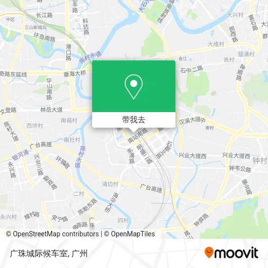 广珠城际候车室地图