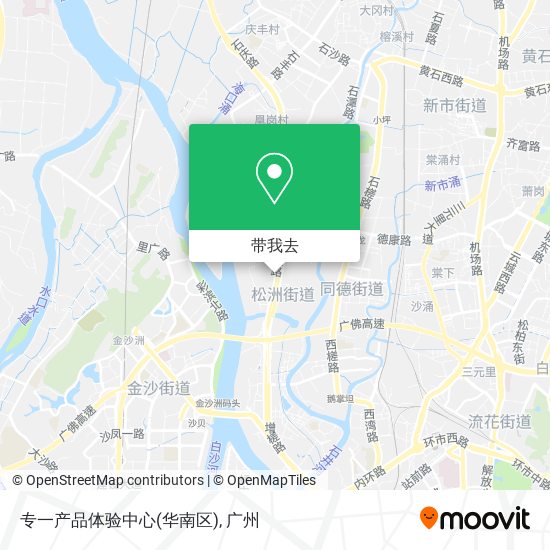 专一产品体验中心(华南区)地图