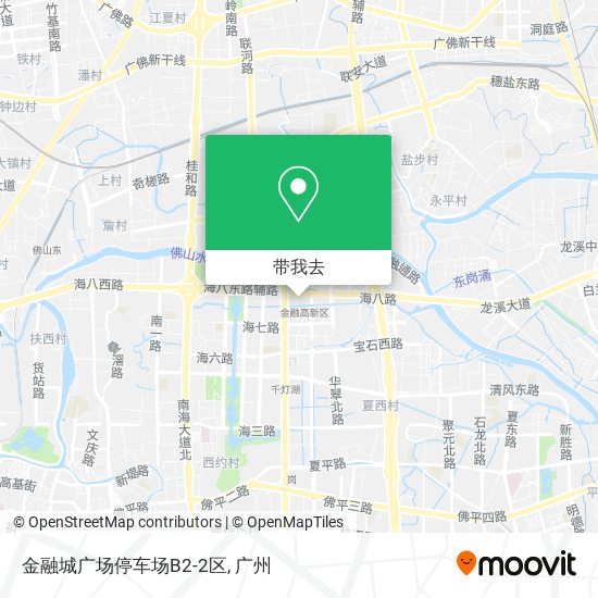 金融城广场停车场B2-2区地图