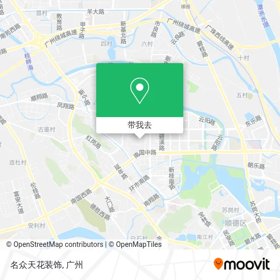 名众天花装饰地图