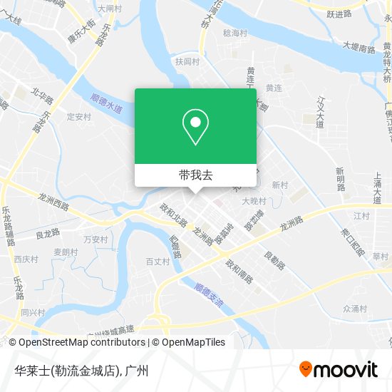 华莱士(勒流金城店)地图