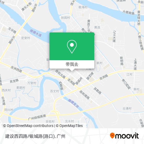 建设西四路/银城路(路口)地图