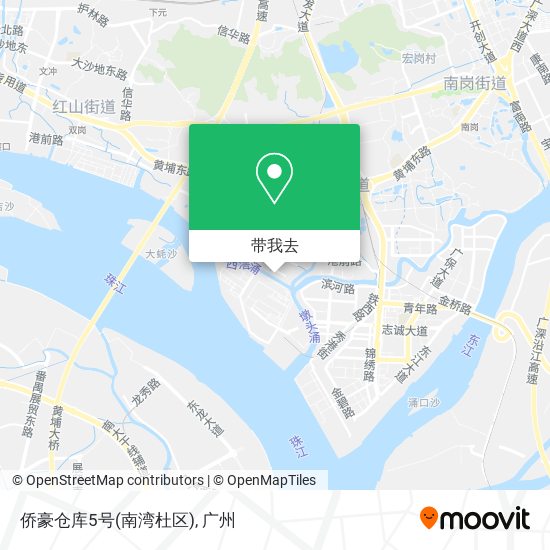 侨豪仓库5号(南湾杜区)地图