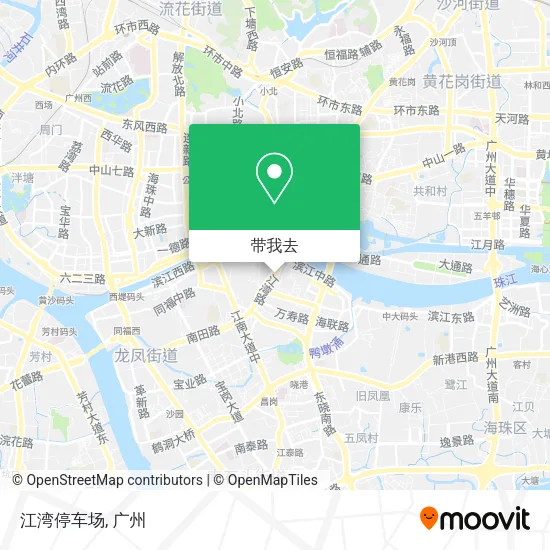 江湾停车场地图