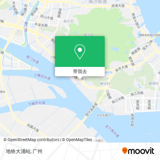 地铁大涌站地图