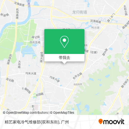 精艺家电冷气维修部(双和东街)地图