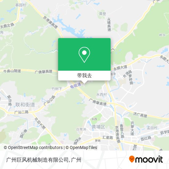 广州巨风机械制造有限公司地图