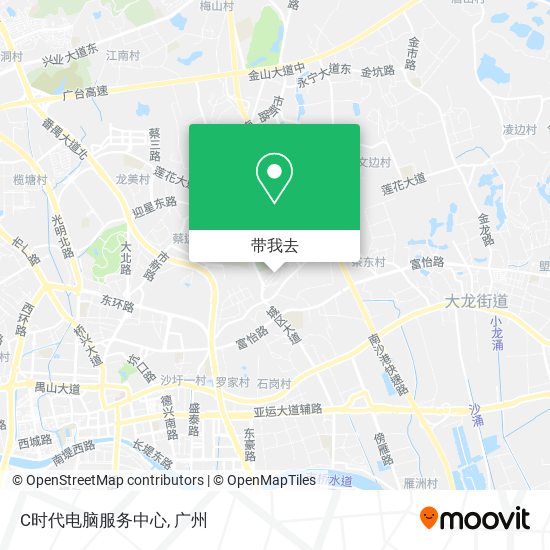 C时代电脑服务中心地图