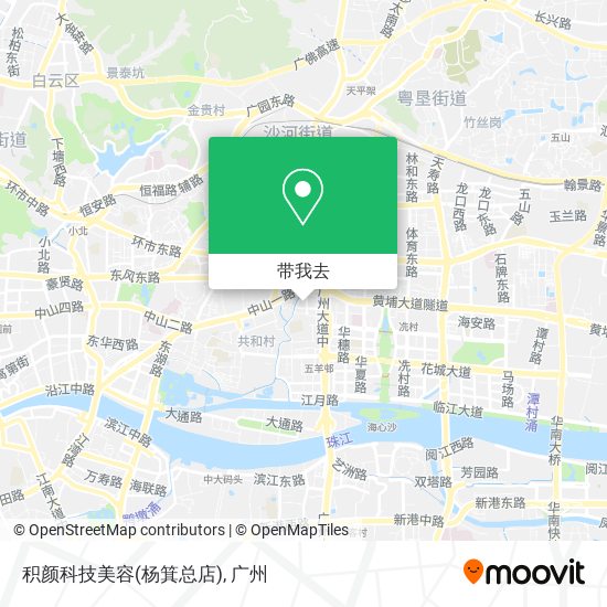 积颜科技美容(杨箕总店)地图