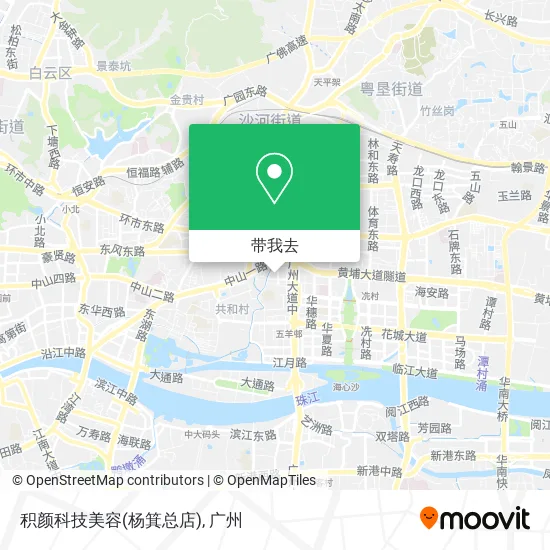 积颜科技美容(杨箕总店)地图