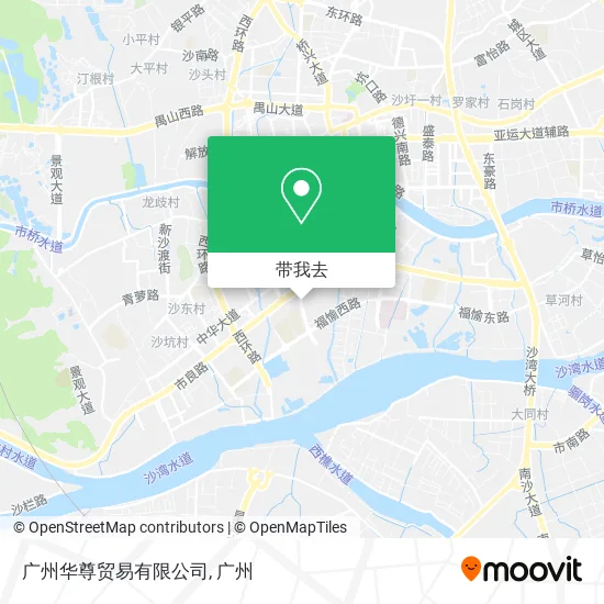 广州华尊贸易有限公司地图