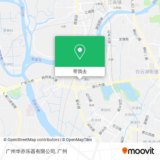 广州华亦乐器有限公司地图
