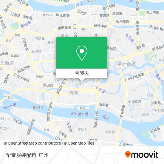 华泰服装配料地图
