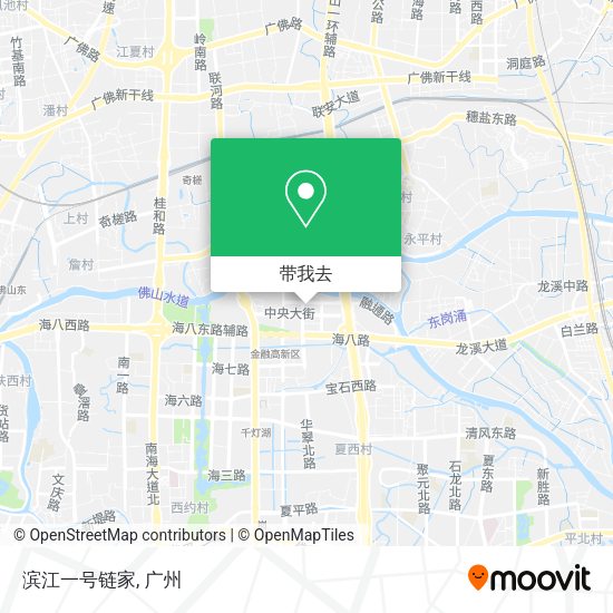 滨江一号链家地图