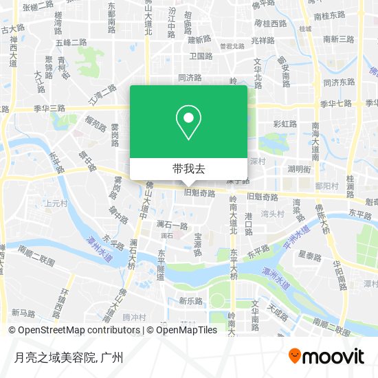 月亮之域美容院地图