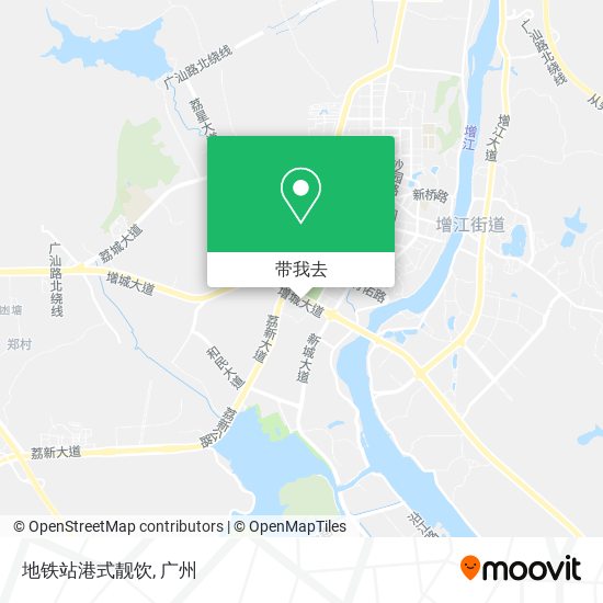 地铁站港式靓饮地图