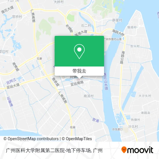 广州医科大学附属第二医院-地下停车场地图