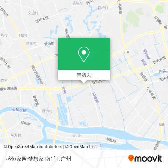 盛恒家园·梦想家-南1门地图