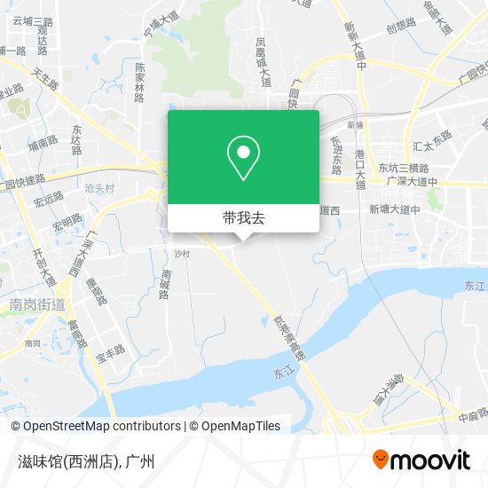 滋味馆(西洲店)地图