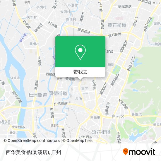 西华美食品(棠溪店)地图