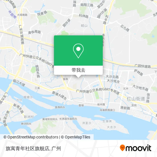 旗寓青年社区旗舰店地图