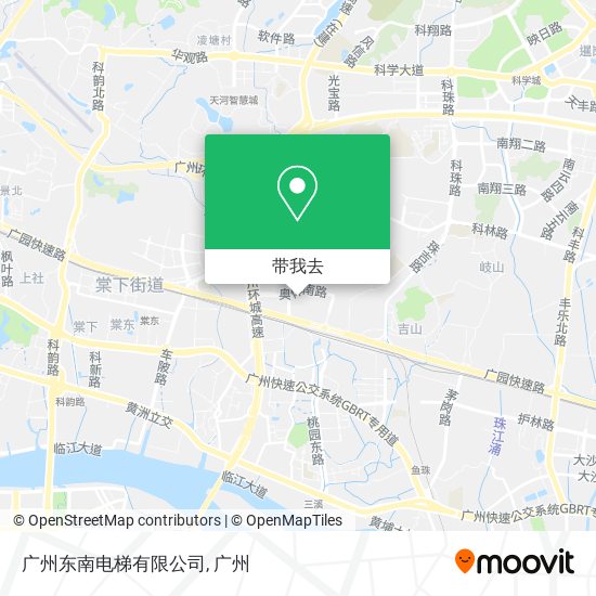广州东南电梯有限公司地图