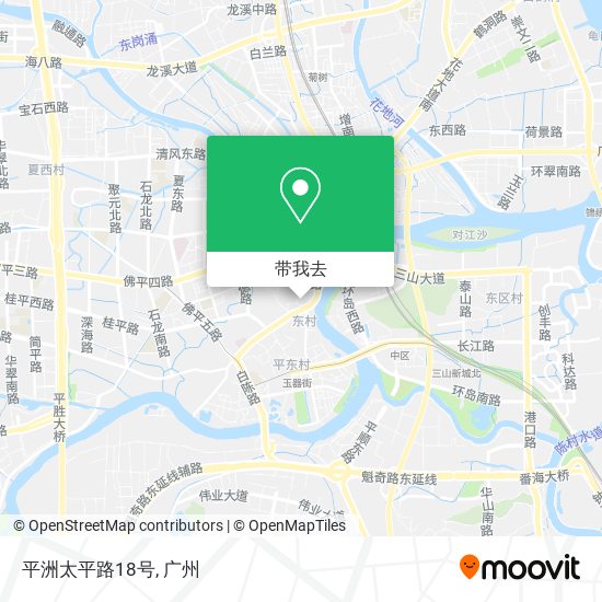 平洲太平路18号地图