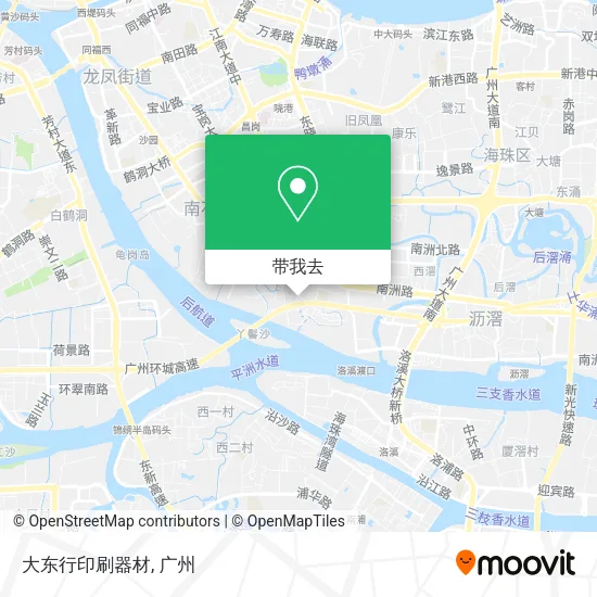 大东行印刷器材地图