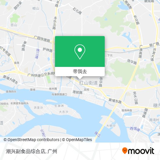潮兴副食品综合店地图