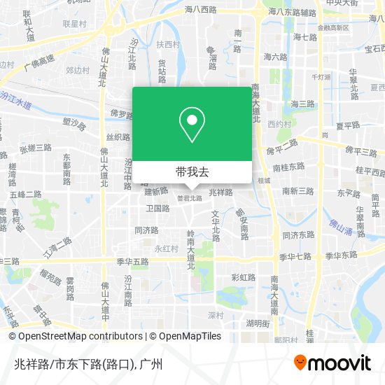 兆祥路/市东下路(路口)地图