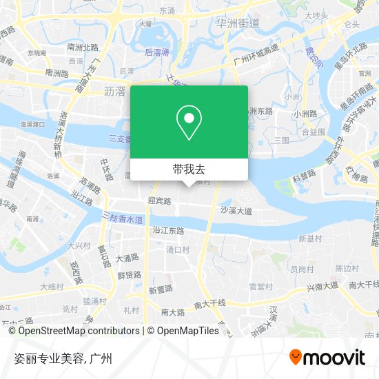 姿丽专业美容地图