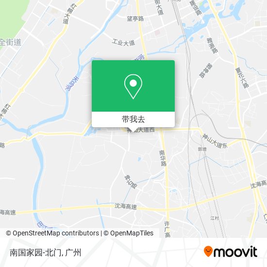 南国家园-北门地图