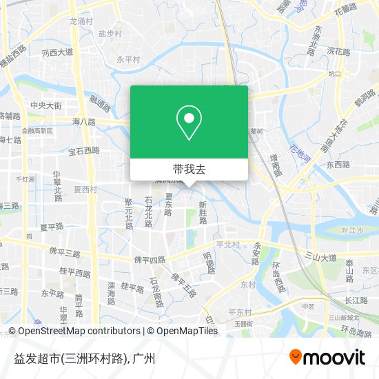 益发超市(三洲环村路)地图