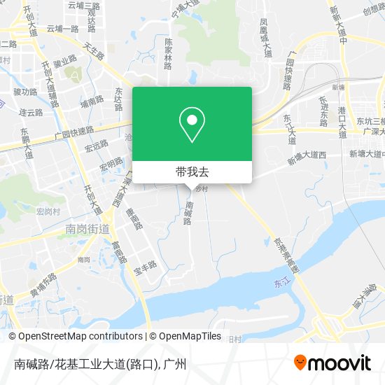 南碱路/花基工业大道(路口)地图