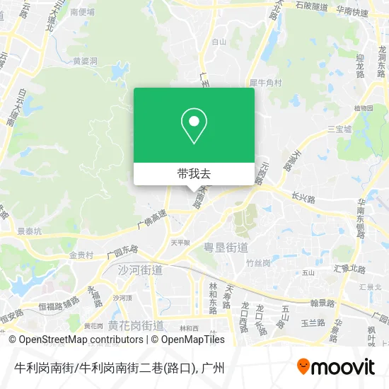 牛利岗南街/牛利岗南街二巷(路口)地图