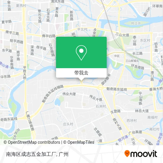 南海区成志五金加工厂地图