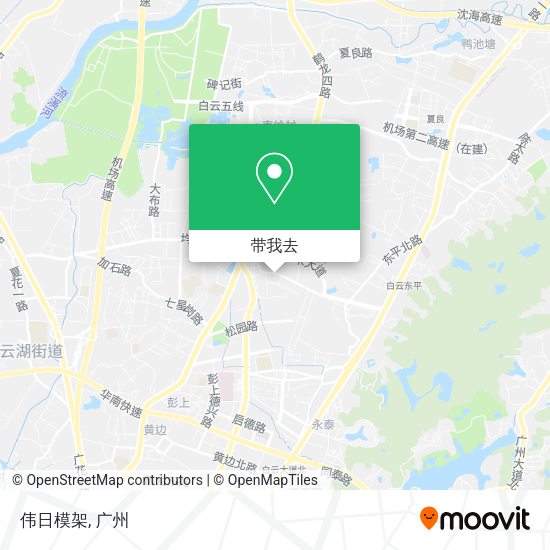 伟日模架地图
