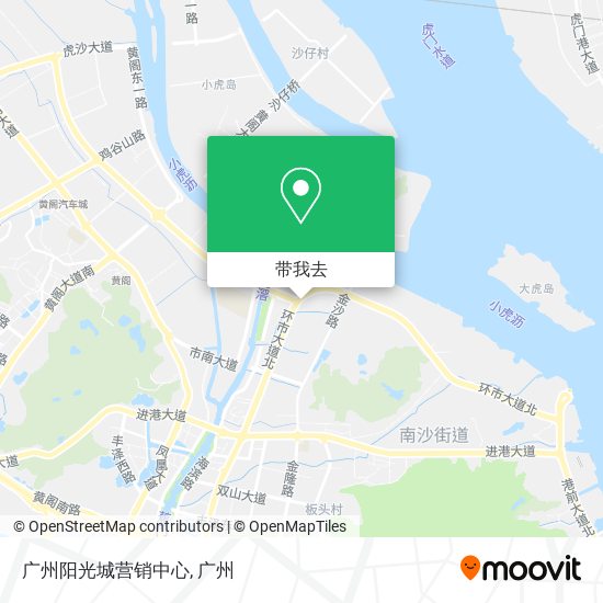 广州阳光城营销中心地图