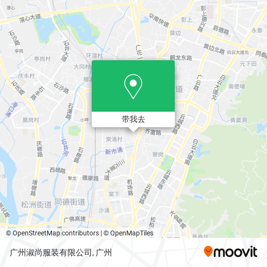 广州淑尚服装有限公司地图