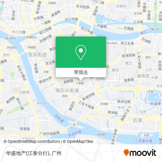 华盛地产(江泰分行)地图