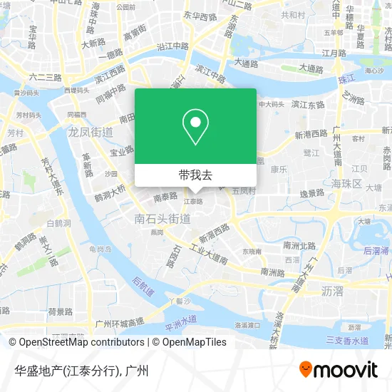 华盛地产(江泰分行)地图