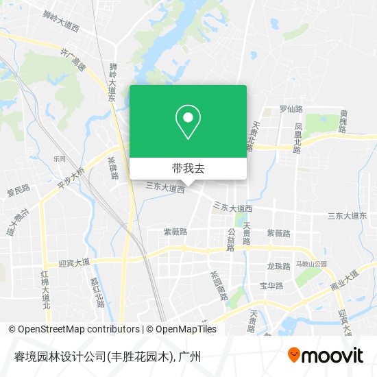 睿境园林设计公司(丰胜花园木)地图