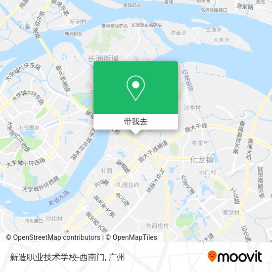 新造职业技术学校-西南门地图