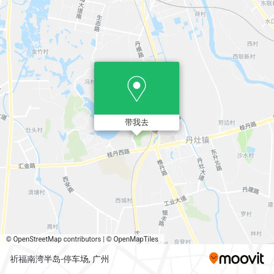 祈福南湾半岛-停车场地图