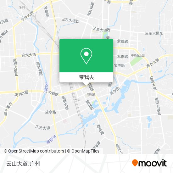 云山大道地图