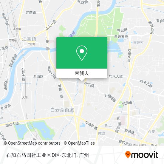 石加石马四社工业区D区-东北门地图
