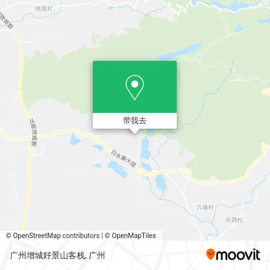 广州增城好景山客栈地图