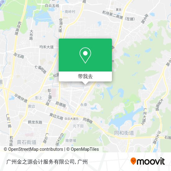 广州金之源会计服务有限公司地图