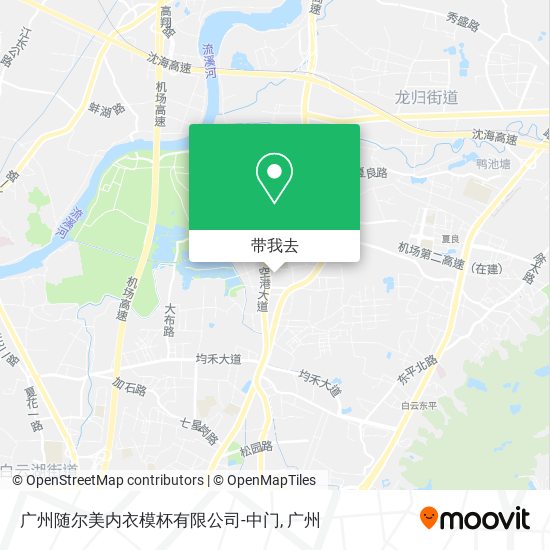 广州随尔美内衣模杯有限公司-中门地图