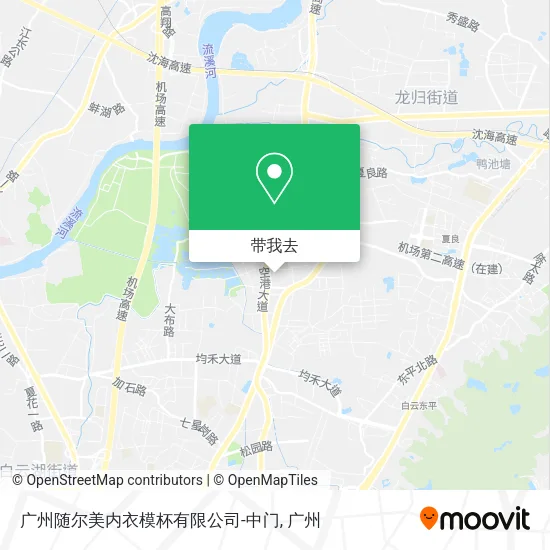 广州随尔美内衣模杯有限公司-中门地图